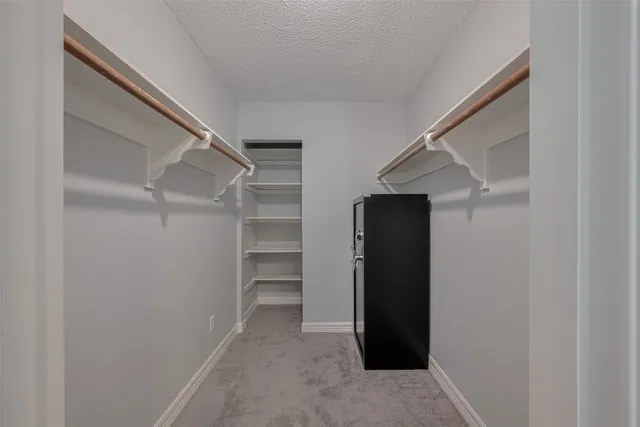 a view of closet area