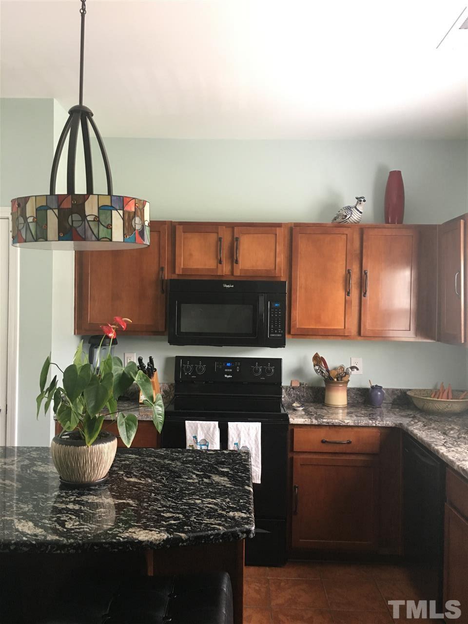 2614 Wyntercrest Lane Durham, NC 27713 - Photo 8 of 19 a kitchen with a stove and a potted plant