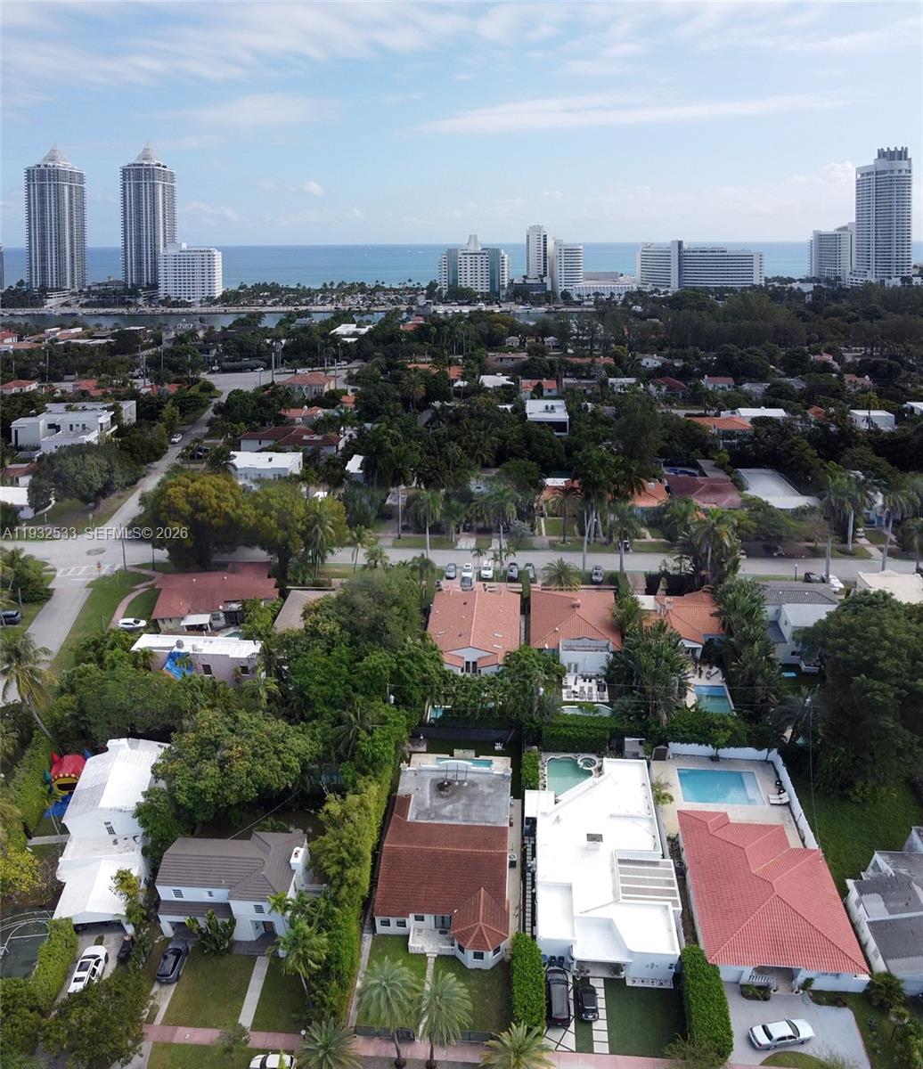 4575 Post Avenue Miami Beach, FL 33140 - Photo 56 of 57 an aerial view of residential houses with city view