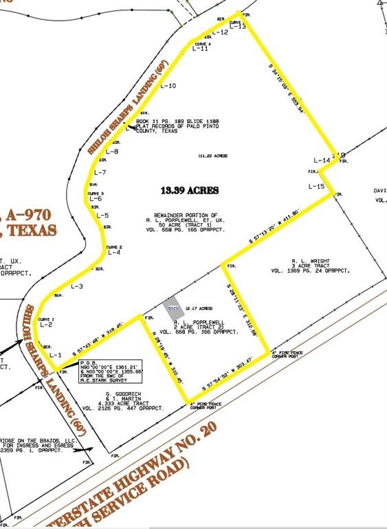 20 Ih Santo, TX 76472 - Photo 38 of 38 Parcel map