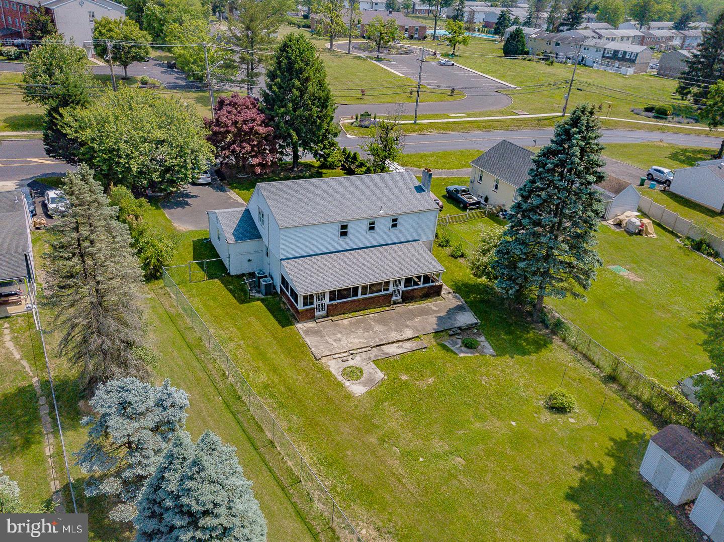 1901 Byberry Road Bensalem, PA 19020 - Photo 55 of 56 Aerial Rear Yard