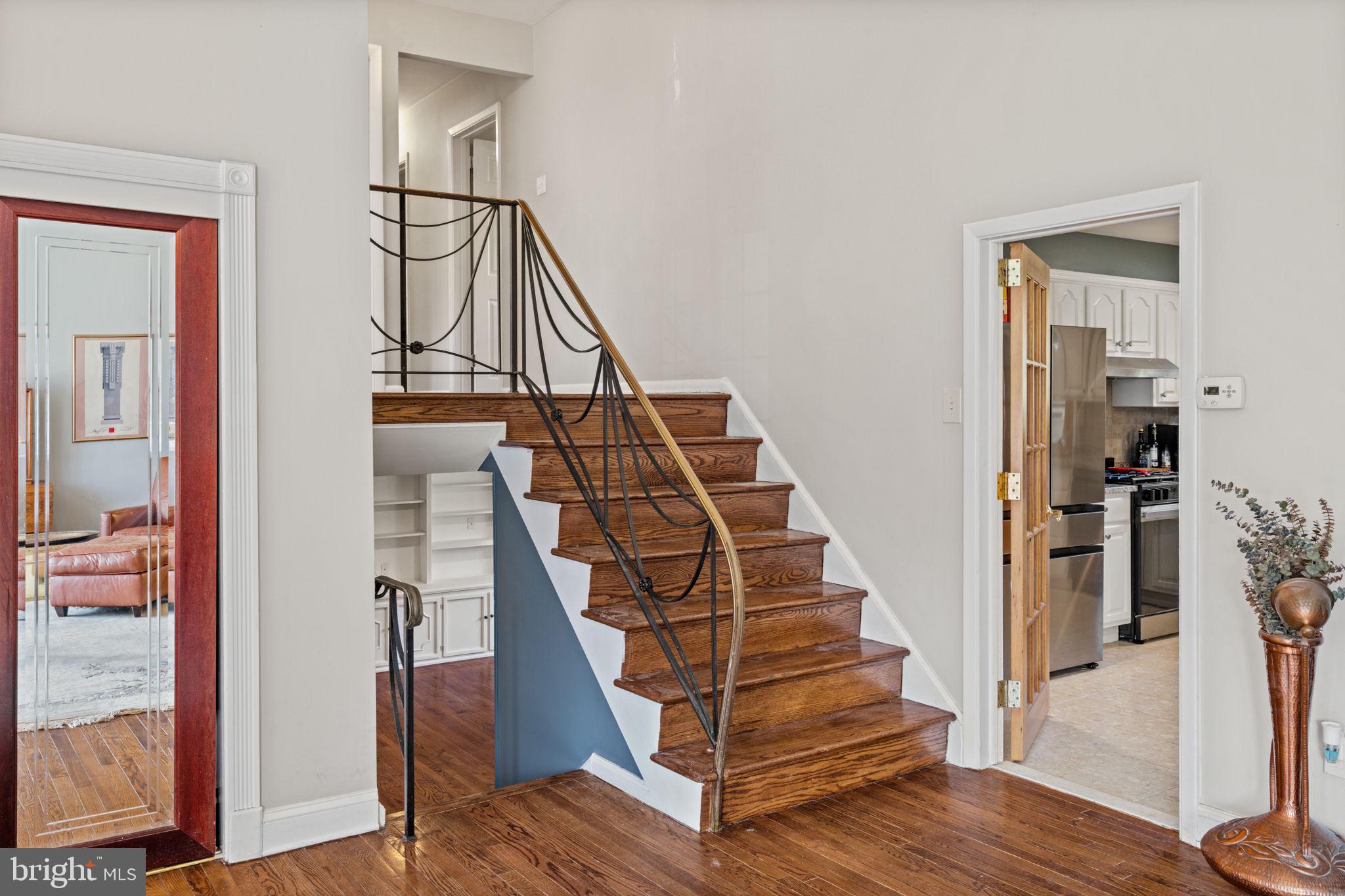 1505 Redwood Lane Wyncote, PA 19095 - Photo 14 of 51 a view of entryway and hall with wooden floor