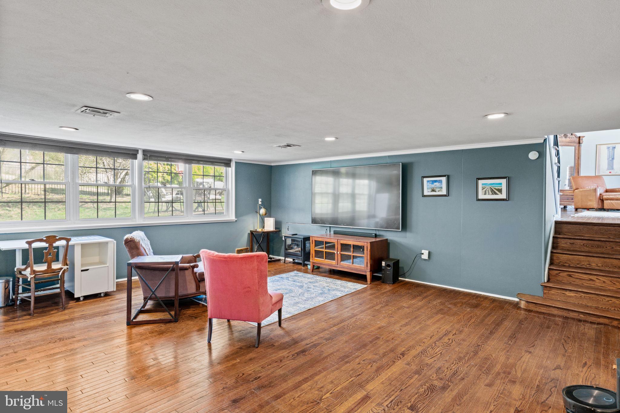 1505 Redwood Lane Wyncote, PA 19095 - Photo 34 of 51 a living room with furniture and a wooden floor