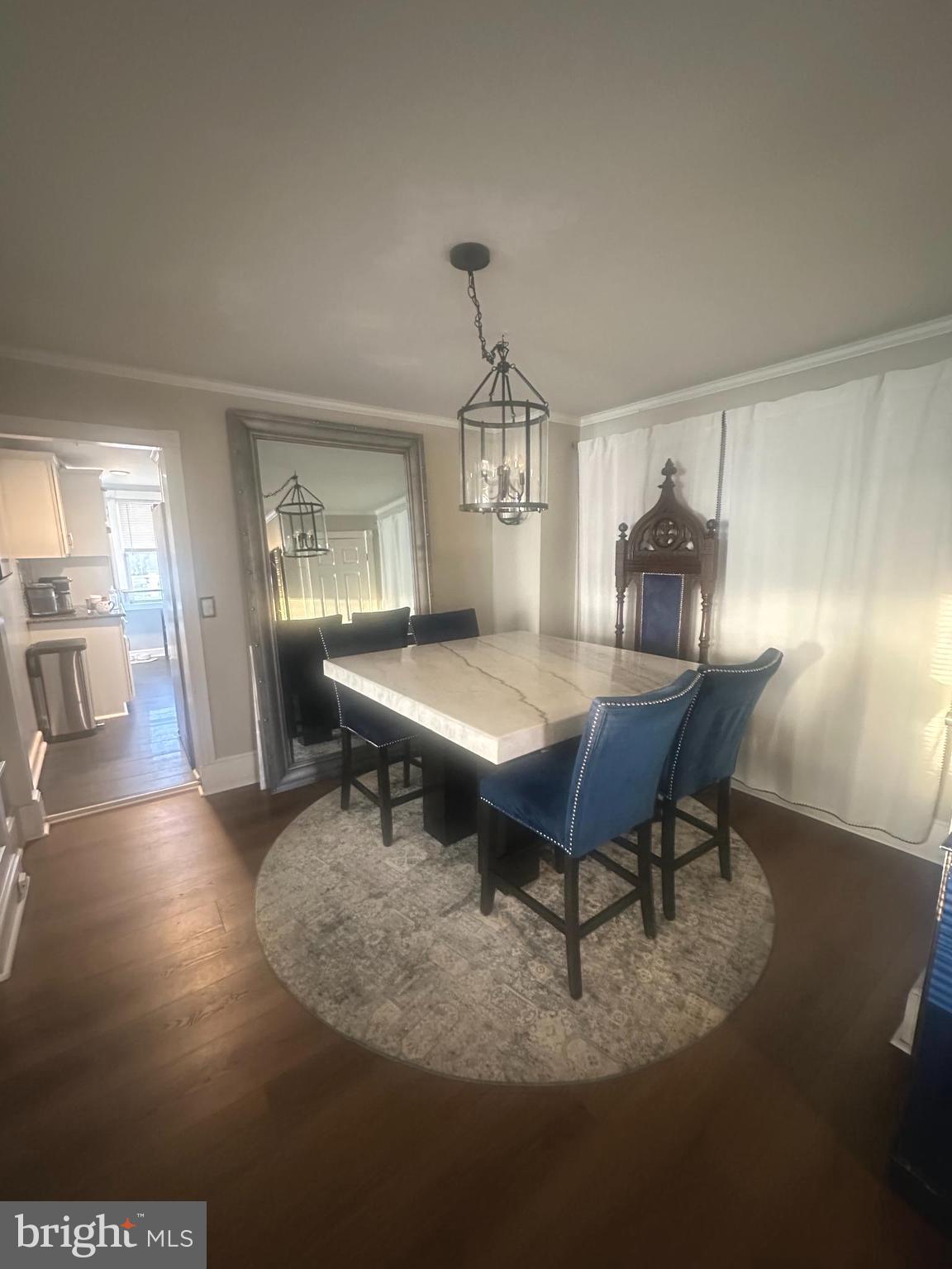 723 Newportville Road Croydon, PA 19021 - Photo 3 of 23 a view of a dining room with furniture and wooden floor