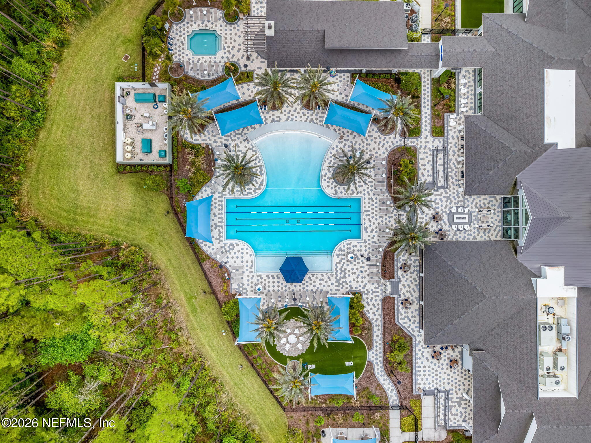 614 Ecliptic Loop Yulee, FL 32097 - Photo 42 of 60 56-web-or-mls-Horizon Club Aerial