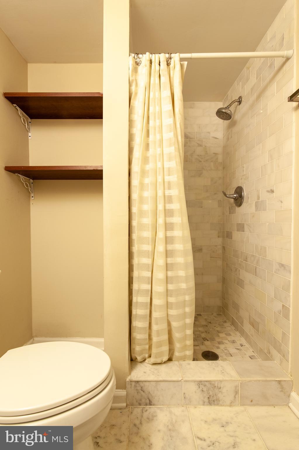 6034 Chesterbrook Road, Unit B McLean, VA 22101 - Photo 17 of 19 a bathroom with a toilet and a shower