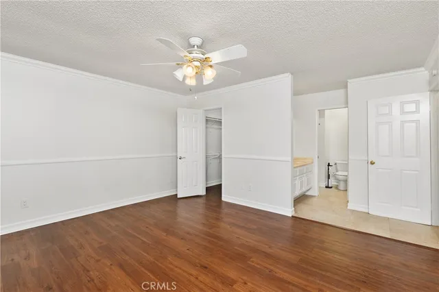 a hallway with cabinets