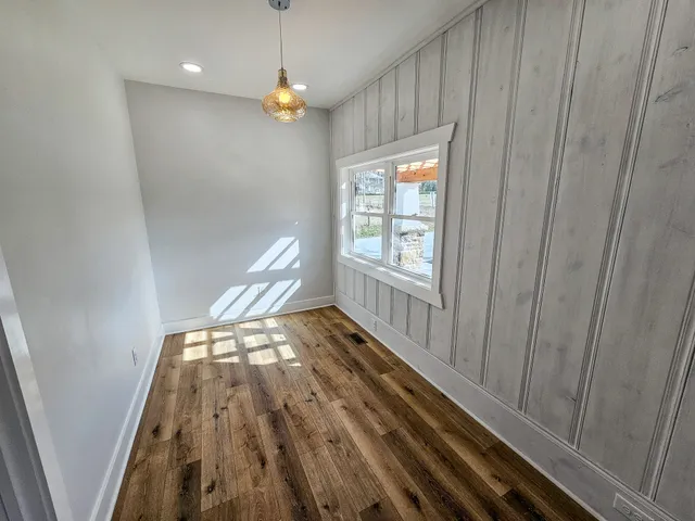 a view of empty room