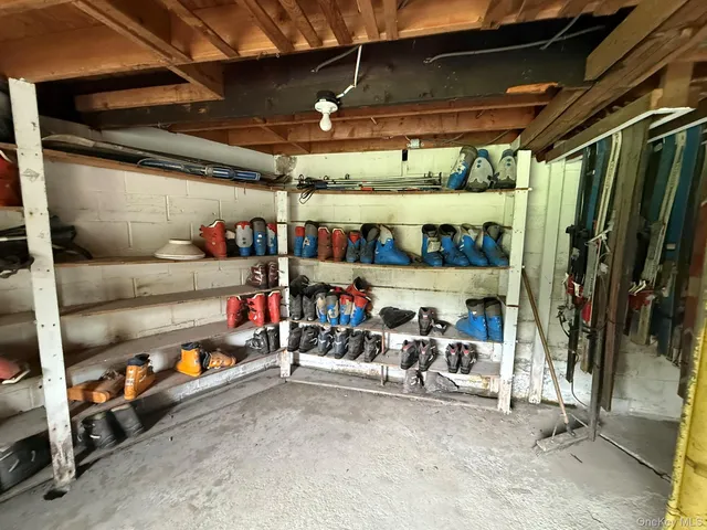 a view of storage and utility room