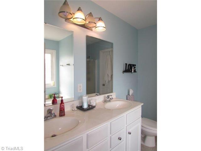 4087 Mill Creek Ridge Road Asheboro, NC 27205 - Photo 9 of 16 Master Bath/Spa. Double Vanity, Ceramic Tile Floor