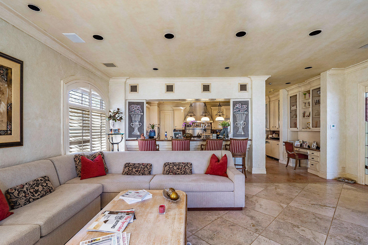 719 North Ocean Boulevard Delray Beach, FL 33483 - Photo 15 of 56 a living room with furniture and a large window
