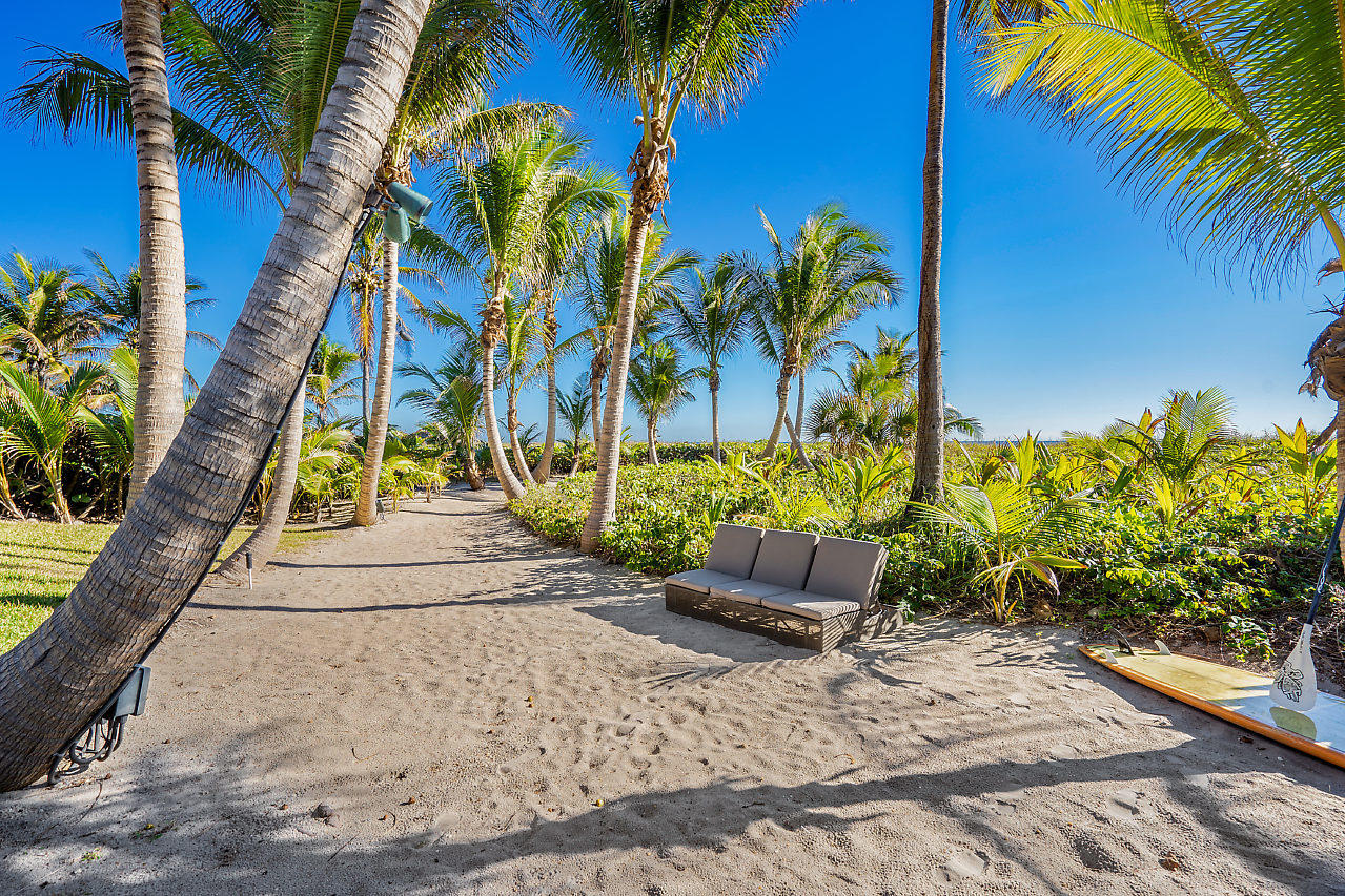 719 North Ocean Boulevard Delray Beach, FL 33483 - Photo 21 of 56 a view of a palm tree with flower plants