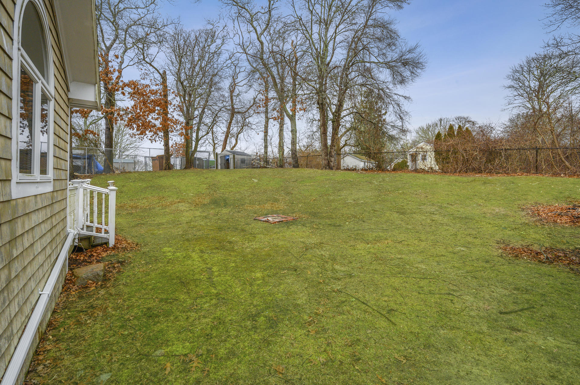 8 Indian Neck Road Wareham, MA 02571 - Photo 16 of 18 a view of a yard with large trees
