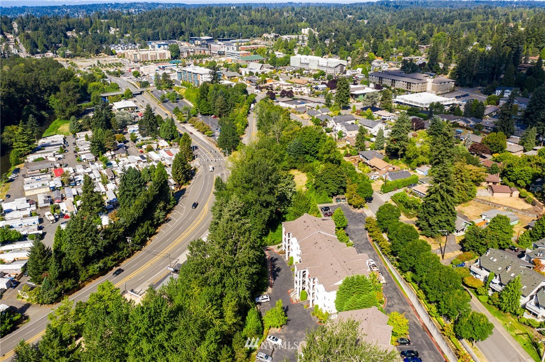 10709 Valley View Road, Unit A301 Bothell, WA 98011 - Photo 26 of 26 an aerial view of residential houses with outdoor space