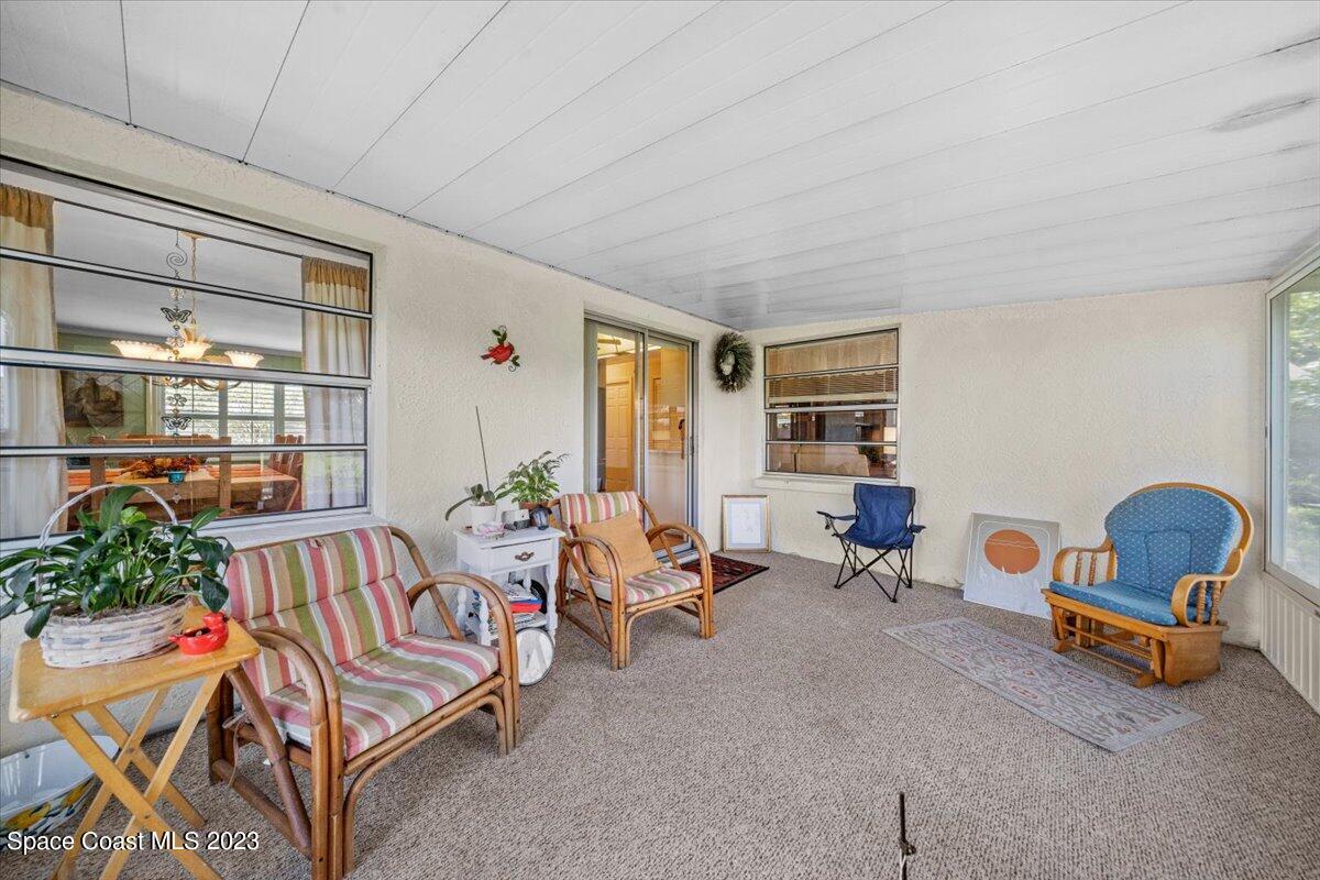 1810 West Shores Road Melbourne, FL 32935 - Photo 20 of 25 enclosed patio