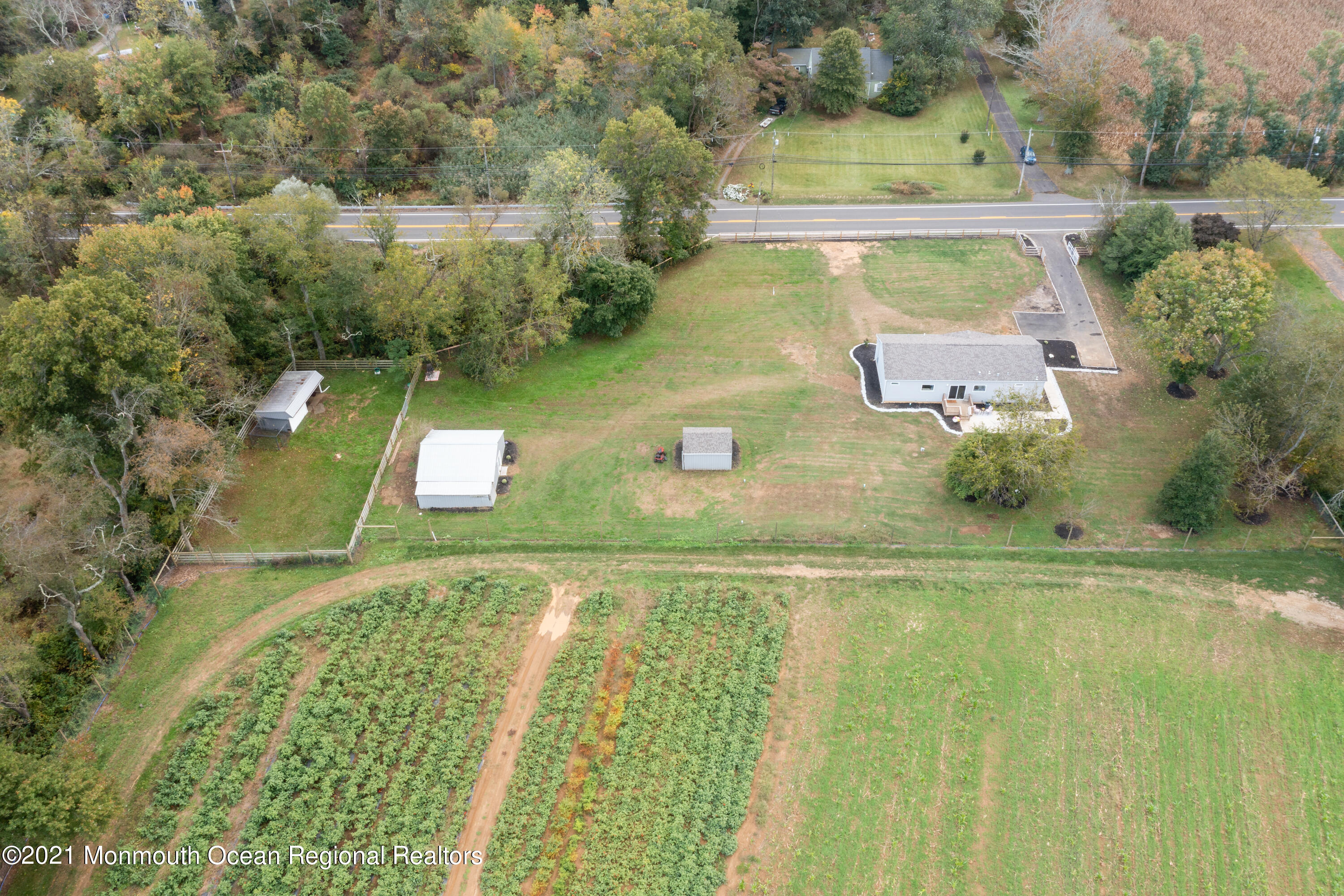 296 Trenton Lakewood Road Cream Ridge, NJ 08514 - Photo 30 of 35 a view of swimming pool with a yard