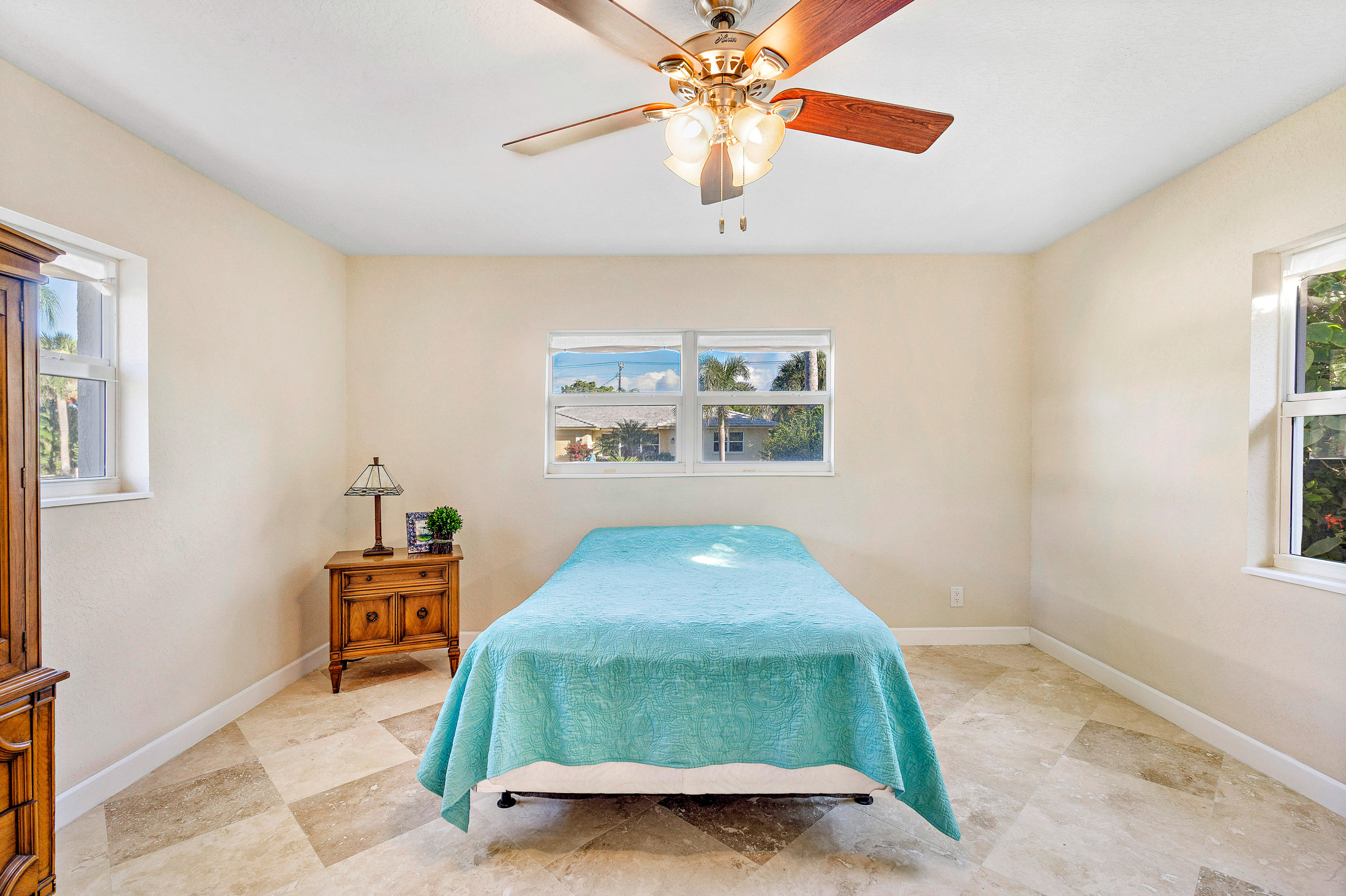 208 Bamboo Road Palm Beach Shores, FL 33404 - Photo 11 of 30 a room with pool table and a ceiling fan