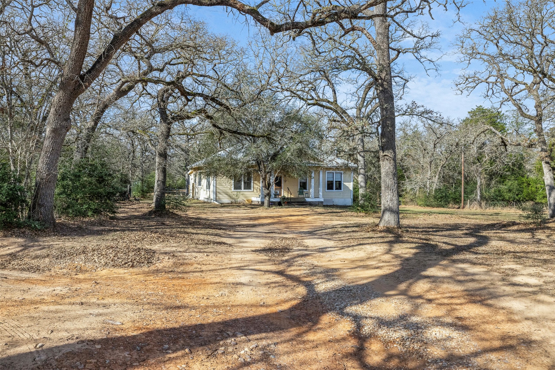 1139 Private Road 7009 Road Lexington, TX 78947 - Photo 24 of 32 a view of a yard with large trees