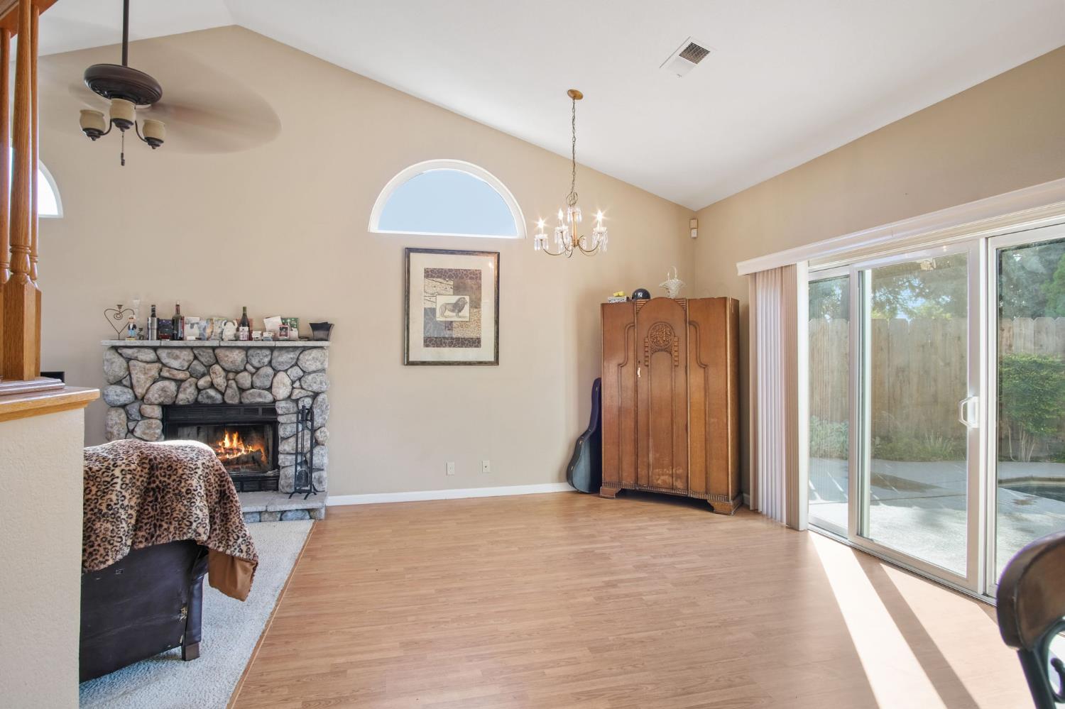 1345 Alex Circle Turlock, CA 95382 - Photo 15 of 35 a view of livingroom with furniture and a fireplace