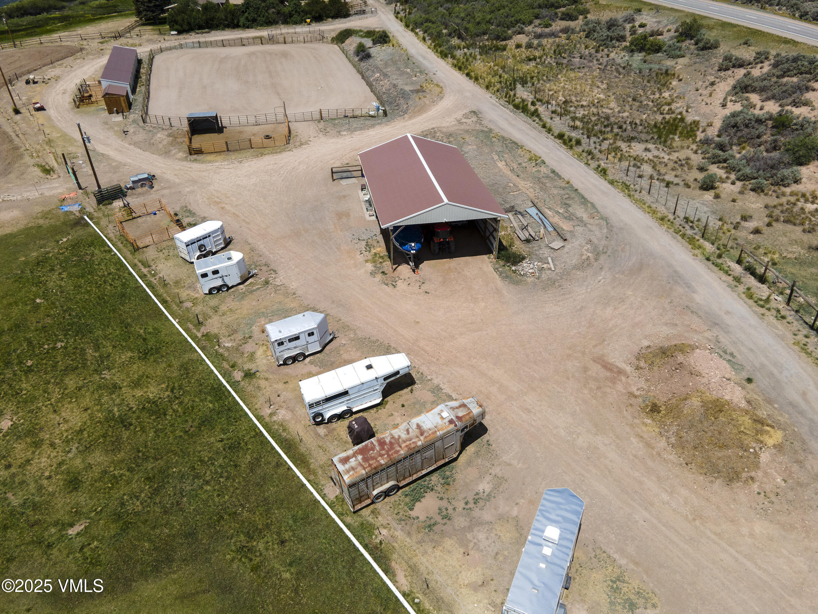 14555 Highway 6 Eagle, CO 81631 - Photo 56 of 61 an aerial view of house with yard