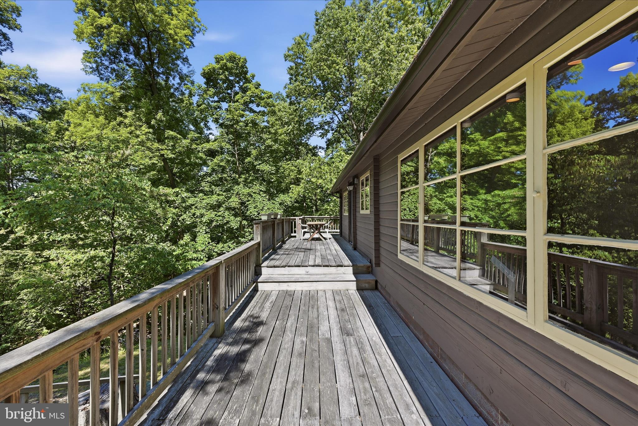 198 Spruce Road Front Royal, VA 22630 - Photo 46 of 59 a view of balcony with wooden floor and fence