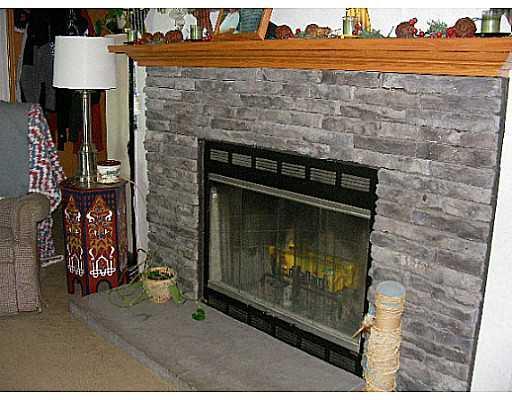 Living Room. Gas Fireplace with...