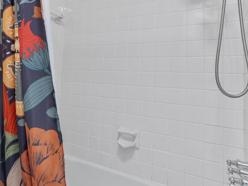 1312 Hyman Lane Austin, TX 78742 - Photo 30 of 36 The bathroom features a tiled shower and bathtub combination with a handheld showerhead