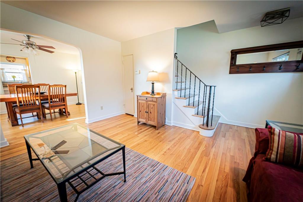 2831 Fernwald Road Pittsburgh, PA 15217 - Photo 4 of 23 Large opening from living area into the dining area is perfect for providing ample space for family and guests to mingle~