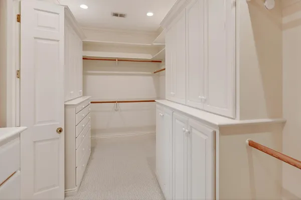 a view of walk in closet