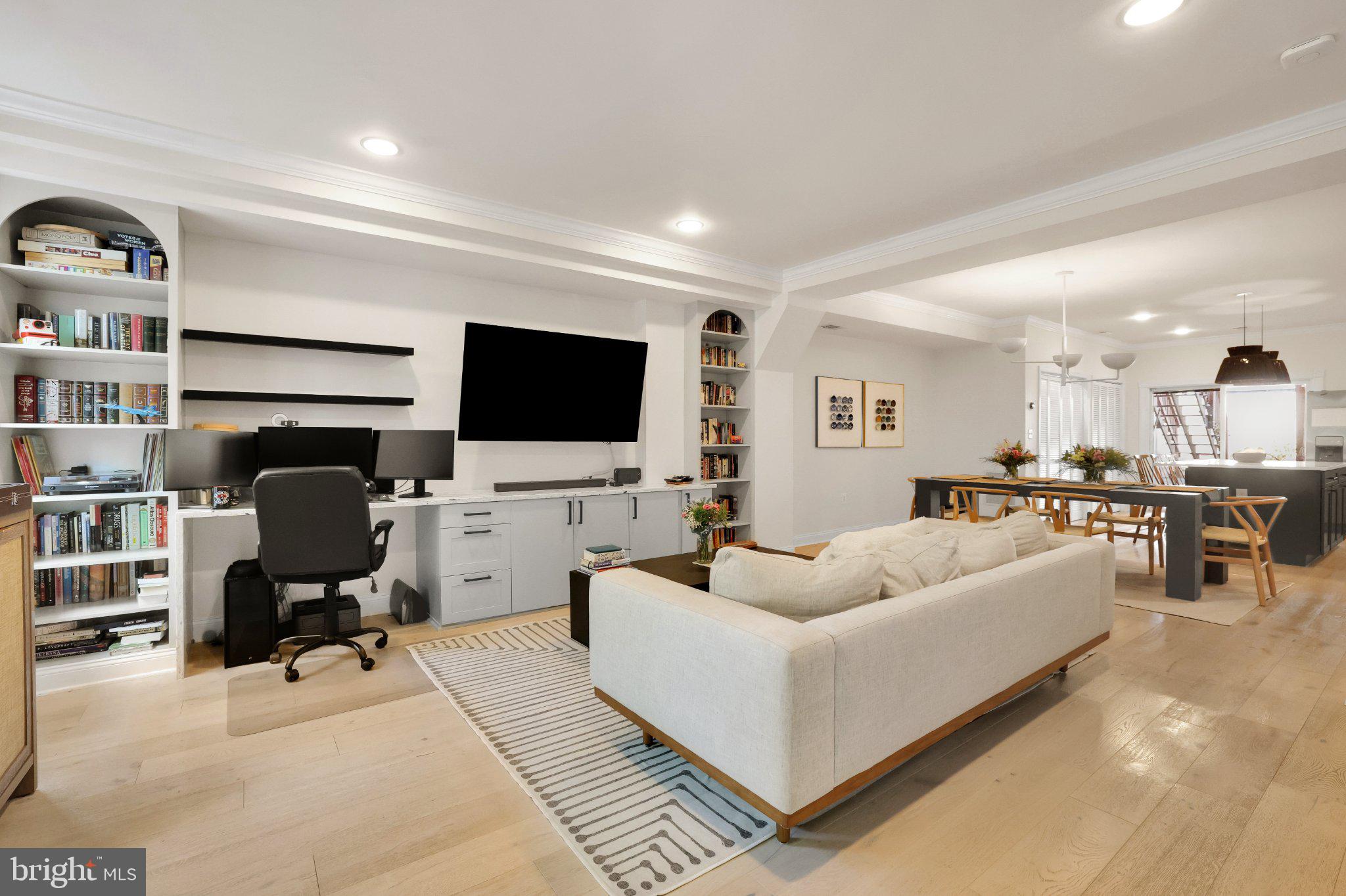 407 O Street Northwest Washington, DC 20001 - Photo 2 of 47 Modern open-concept living space.