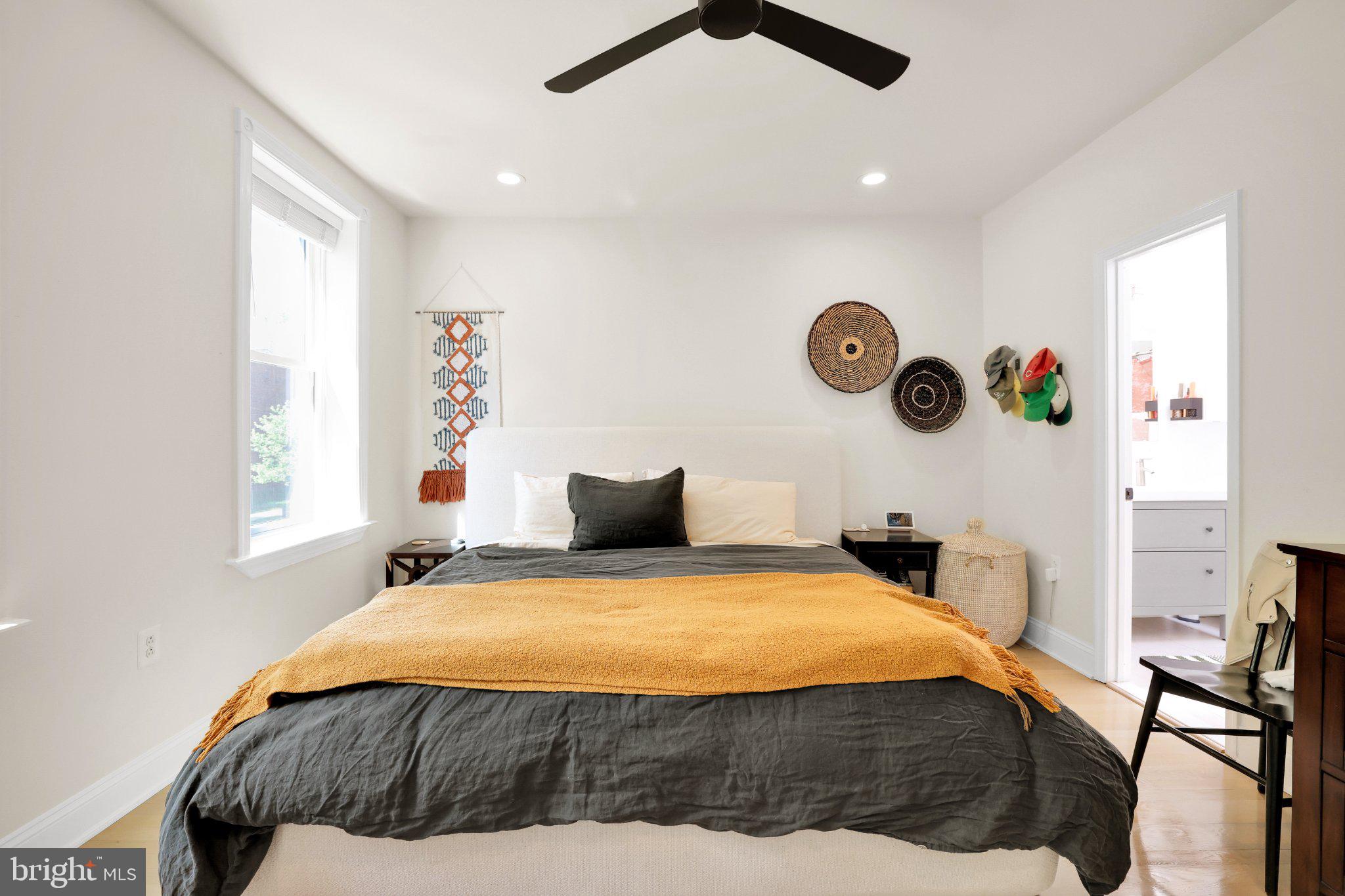 407 O Street Northwest Washington, DC 20001 - Photo 23 of 47 Bright and inviting bedroom retreat.
