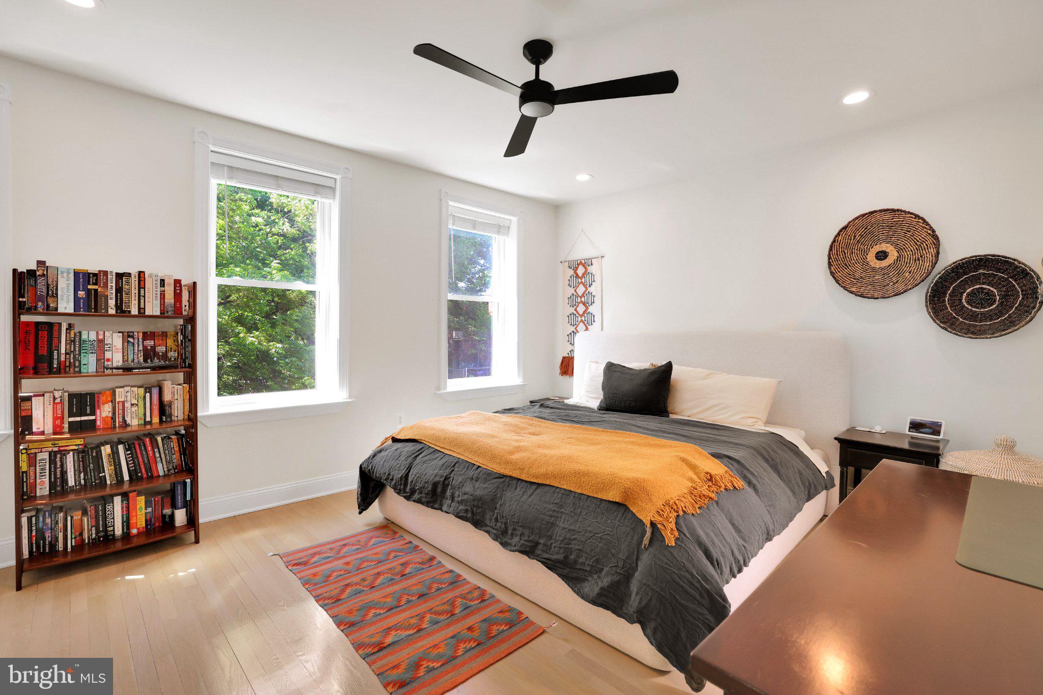 407 O Street Northwest Washington, DC 20001 - Photo 27 of 47 Bright and inviting modern bedroom.