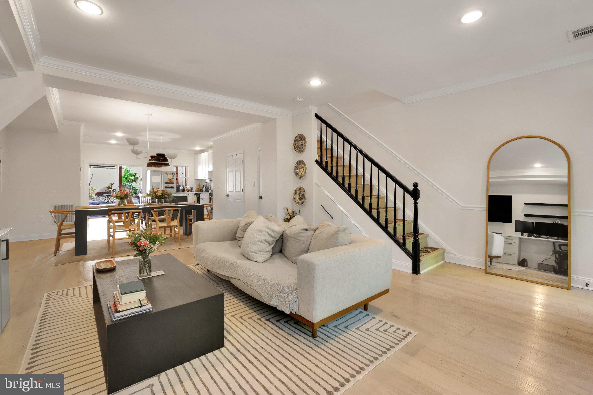 407 O Street Northwest Washington, DC 20001 - Photo 4 of 47 Modern elegance meets cozy charm.