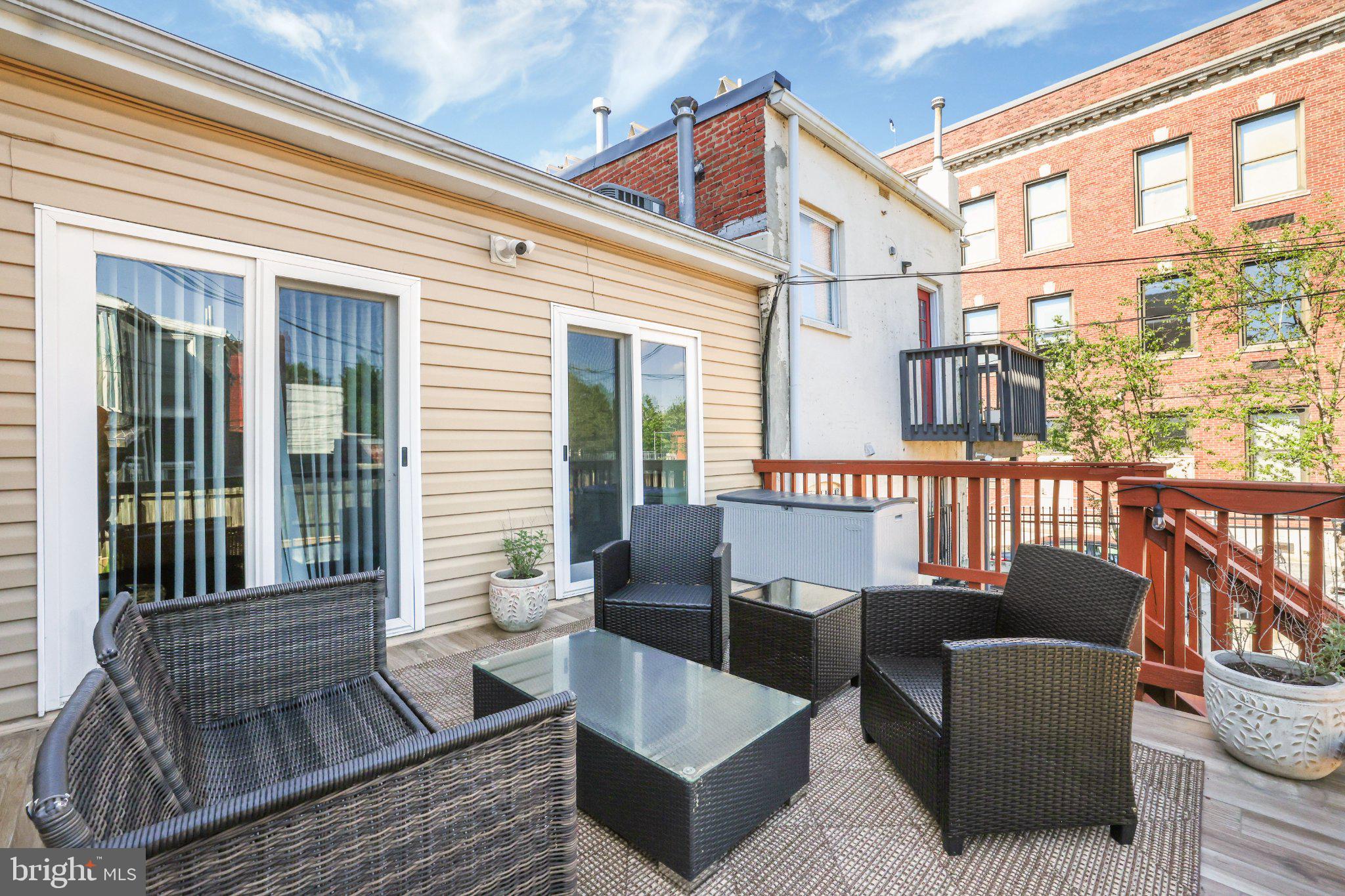 407 O Street Northwest Washington, DC 20001 - Photo 44 of 47 Charming outdoor retreat for relaxation.