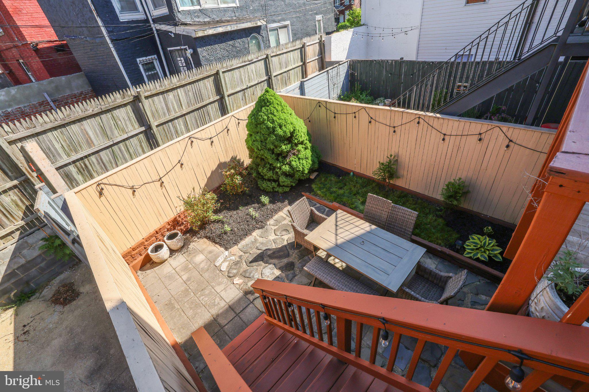 407 O Street Northwest Washington, DC 20001 - Photo 46 of 47 Charming urban garden retreat.