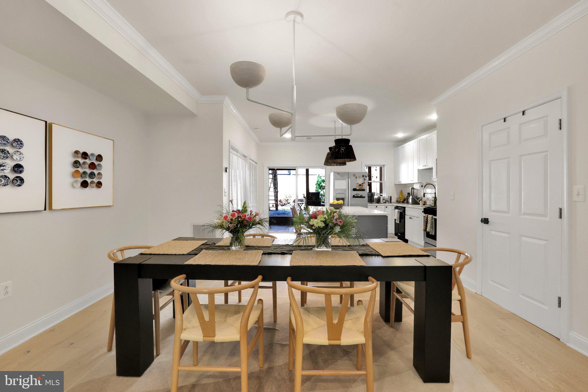 407 O Street Northwest Washington, DC 20001 - Photo 9 of 47 Modern dining space with natural light.