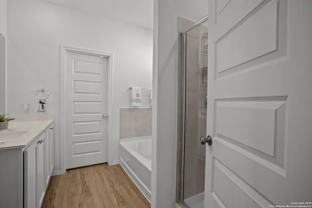 a view of bathroom with shower