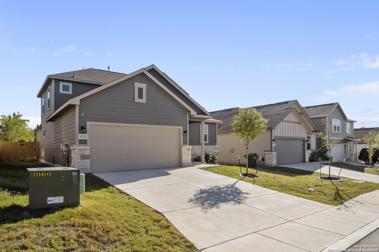 13222 Hagerd Loop St. Hedwig, TX 78152 - Photo 2 of 37 a front view of a house with a yard