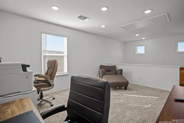 a room with furniture