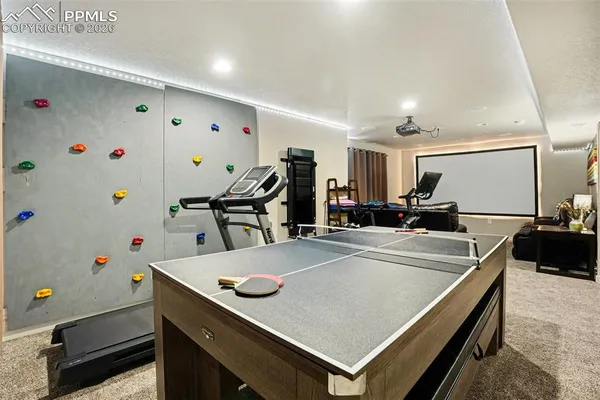 a room with storage and utility