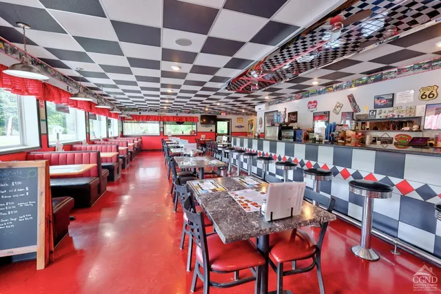 a view of a bar restaurant