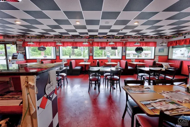 a kitchen with lots of counter top space