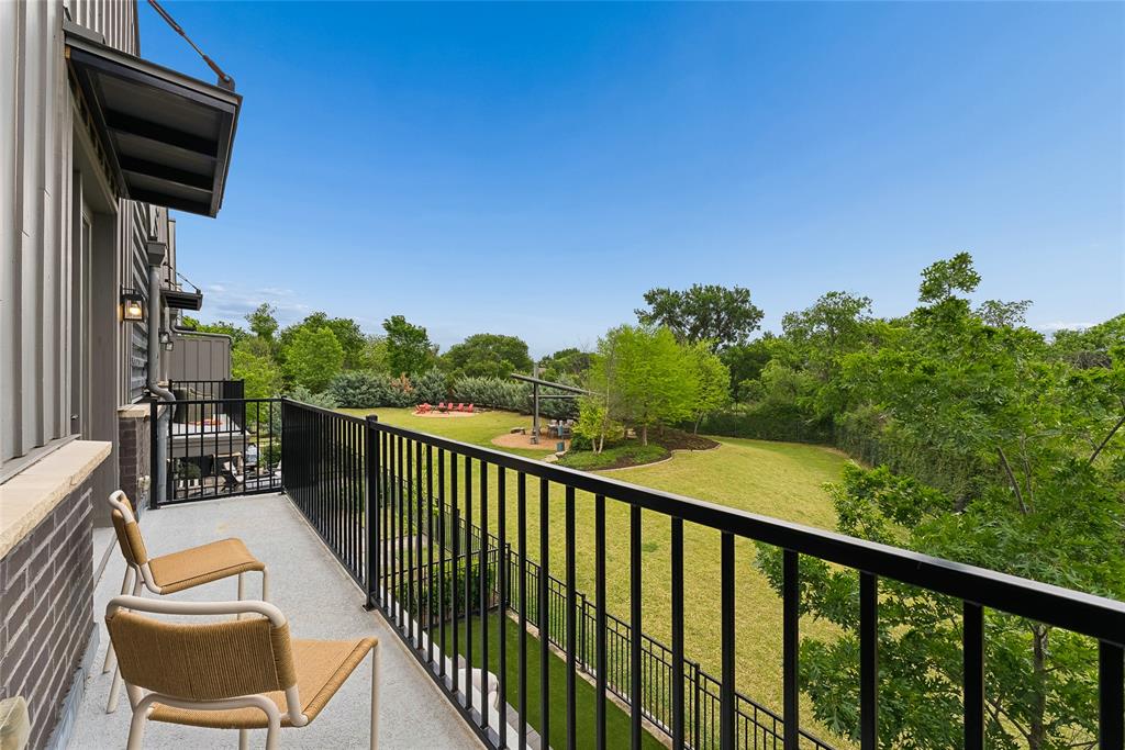3922 Redding Row Dallas, TX 75220 - Photo 30 of 35 a view of a balcony with chairs
