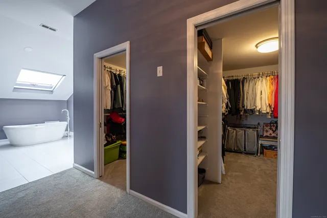 a view of an entryway and livingroom