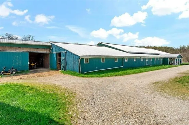 a house with yard in front of it