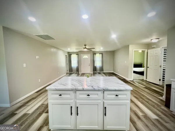 a view of a counter top space