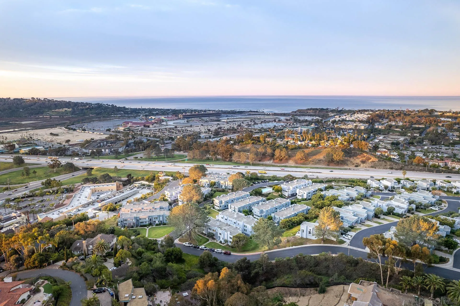 1060 America Way Del Mar, CA 92014 - Photo 40 of 61 an aerial view of residential building and lake view