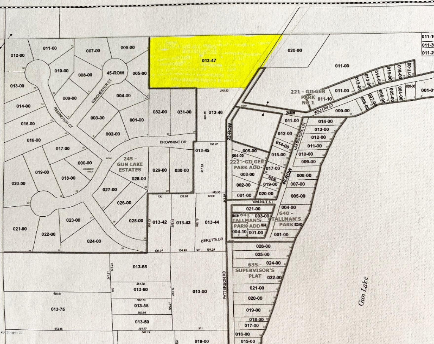 Patterson Road Shelbyville, MI 49344 - Photo 2 of 2 Patterson Rd - Plat Map