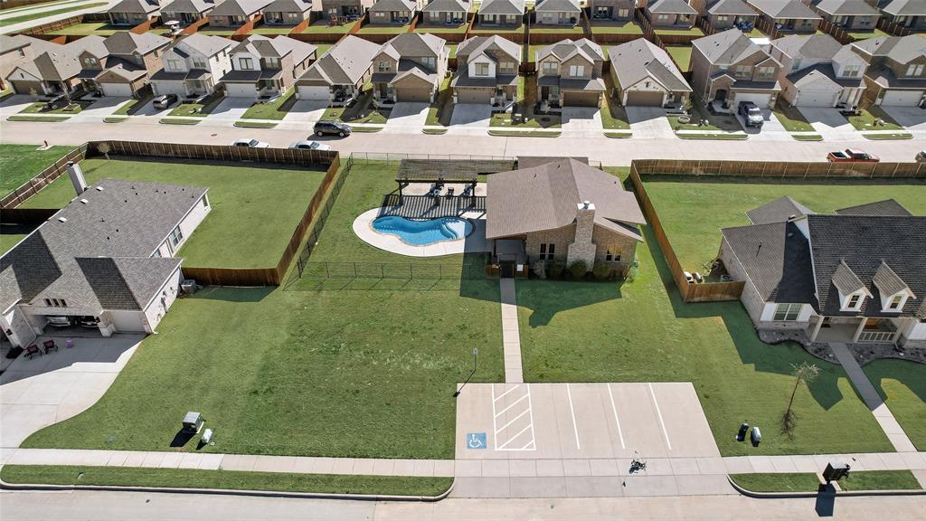 561 Randys Way Pilot Point, TX 76258 - Photo 27 of 34 an aerial view of a swimming pool