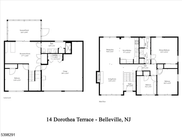 $699,000 | 14 Dorothea Terrace, Belleville, NJ 07109